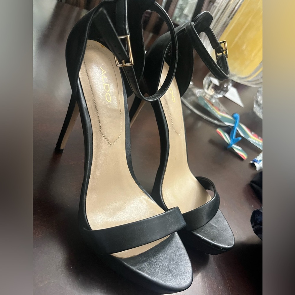 Black high heels